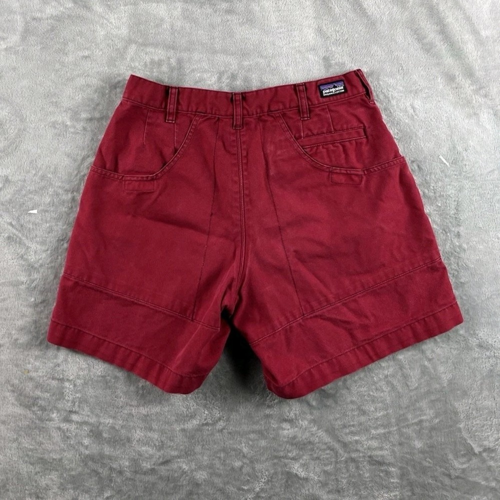 Patagonia Stand Up Shorts Mens 31 Red Organic Cotton Canvas 6.5" Inseam 57227